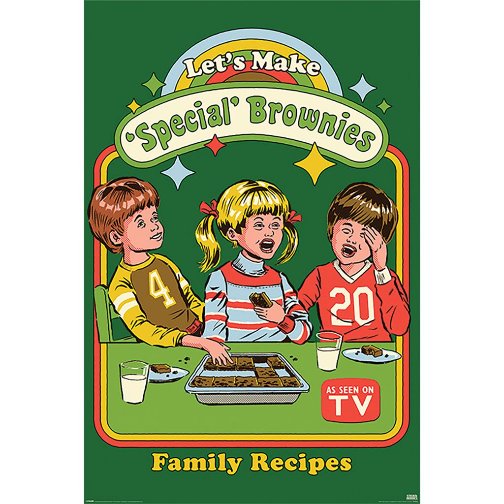 Steven Rhodes (Lets Make Special Brownies) 61 X 91.5cm Maxi Poster