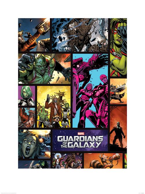 Lot de 4 posters Pyramid Marvel Guardians of the Galaxy I am Groot