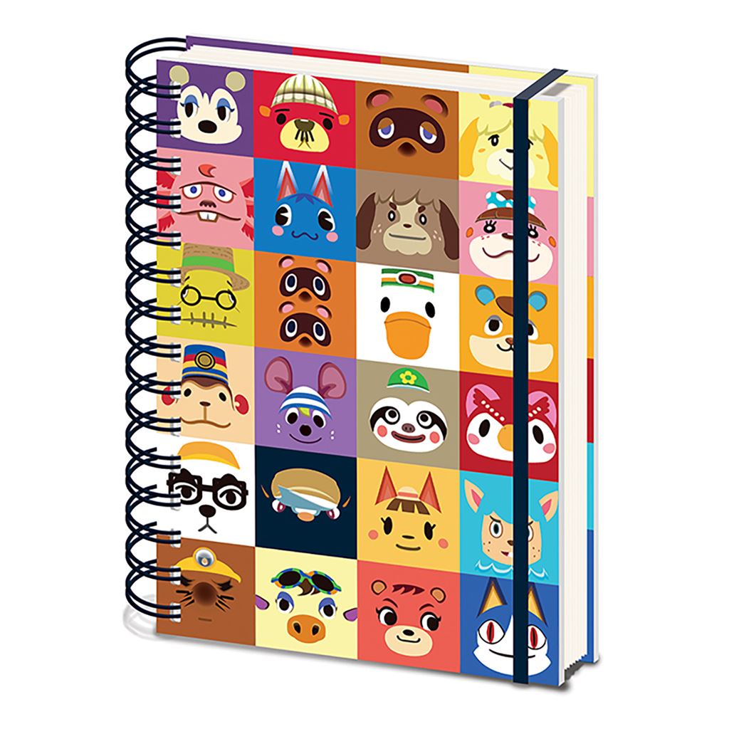 ANIMAL CROSSING (VILLAGER SQUARE) A5 WIRO NOTEBOOK