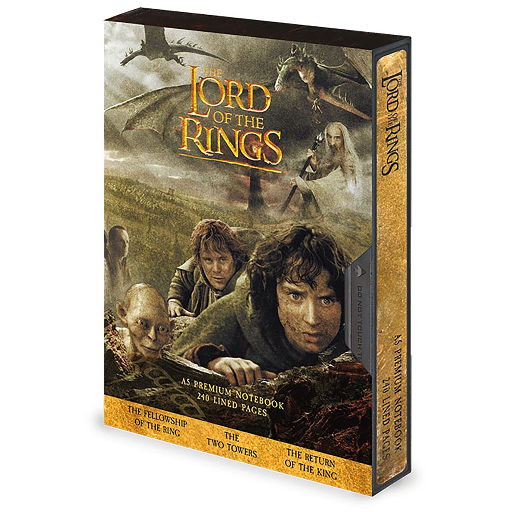 LORD OF THE RINGS (VHS) A5 PREMIUM NOTEBOOK
