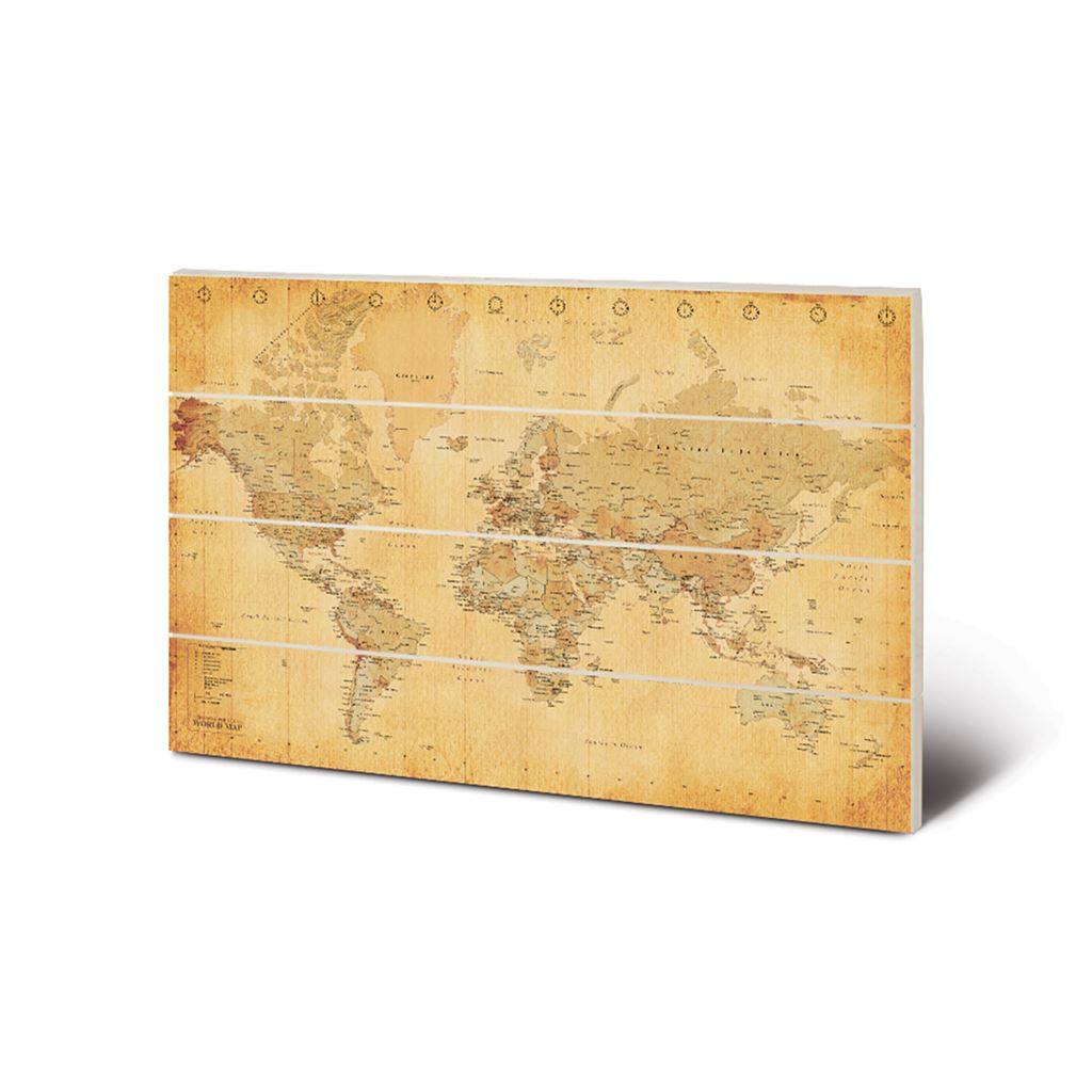 World Map (Vintage Style) 40 x 59cm