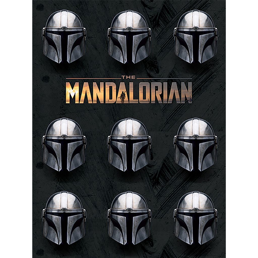 STAR WARS: THE MANDALORIAN (HELMETS) 30X40