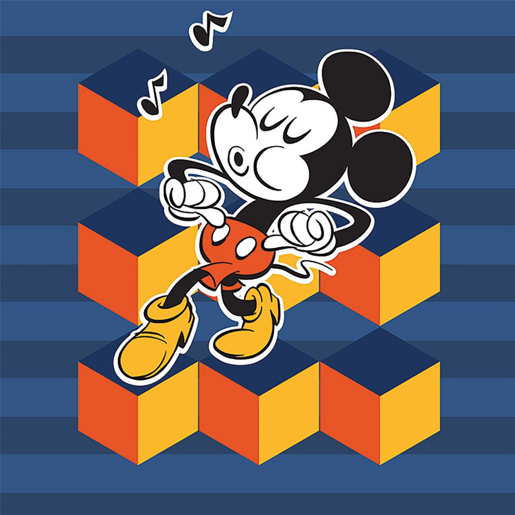MICKEY MOUSE (WHISTLIN') 40X40