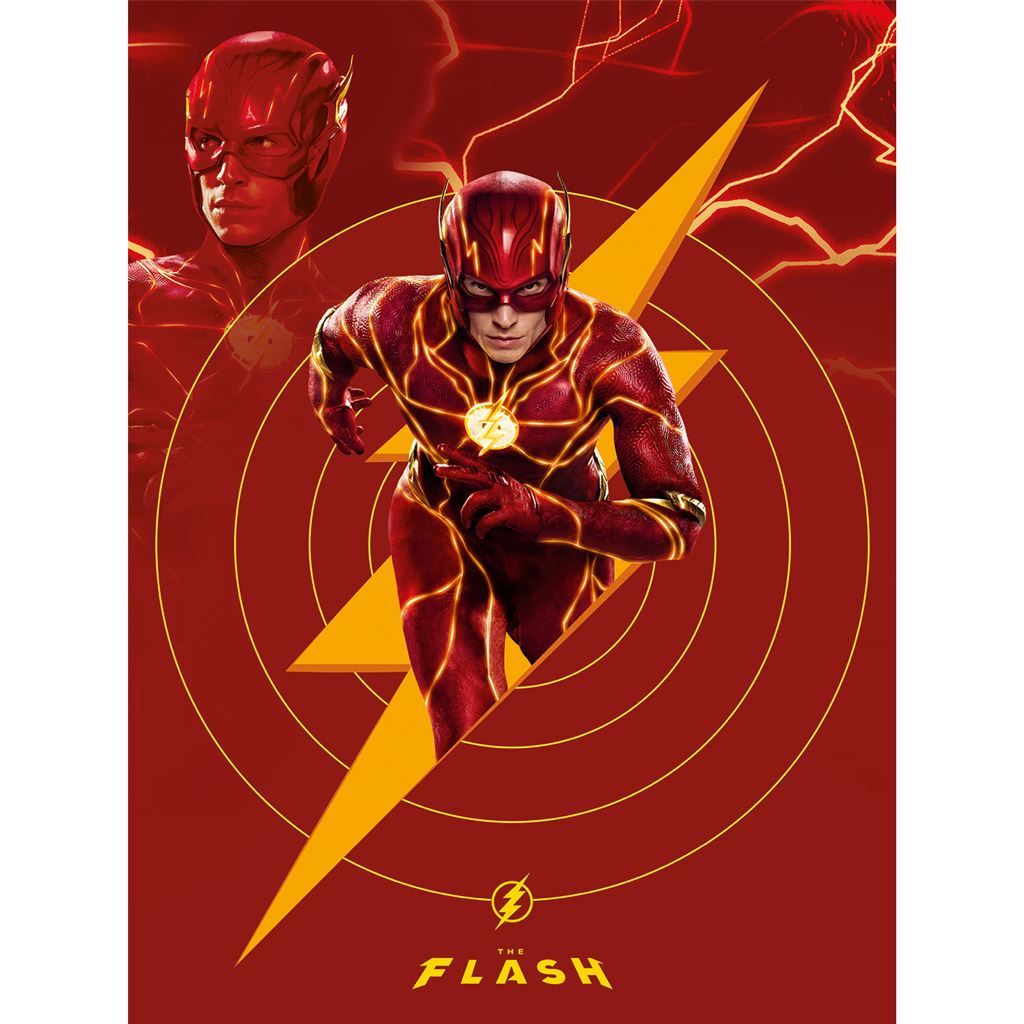 The Flash Movie (Energy) 30 x 40cm 38mm Deep Canvas