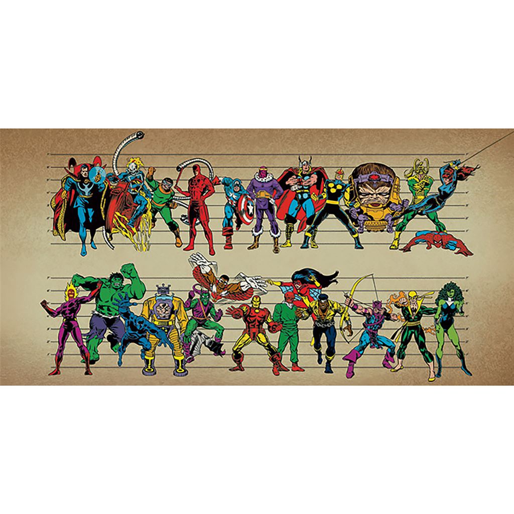 Marvel Comics (Line Up) 50x100