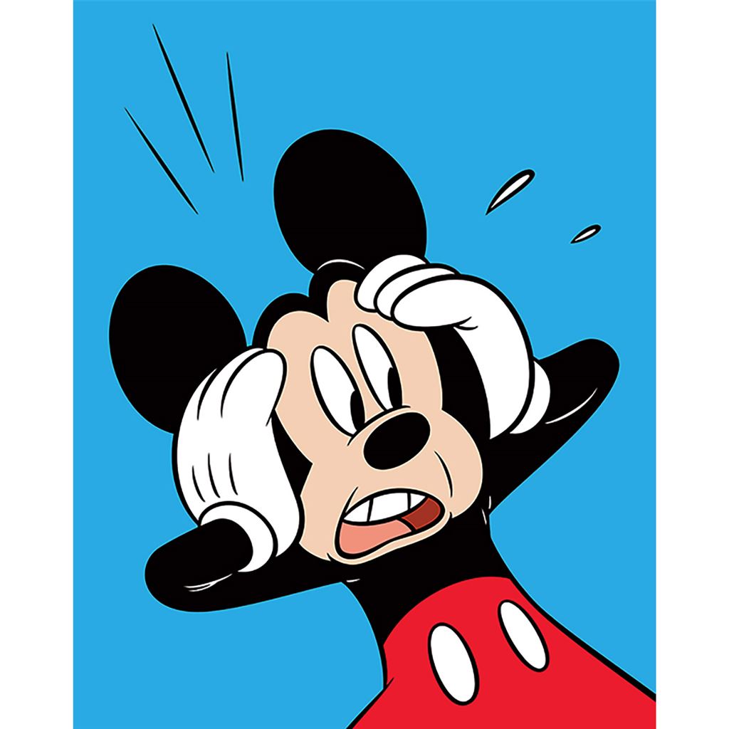 MICKEY MOUSE (SHOCKED)  40X50
