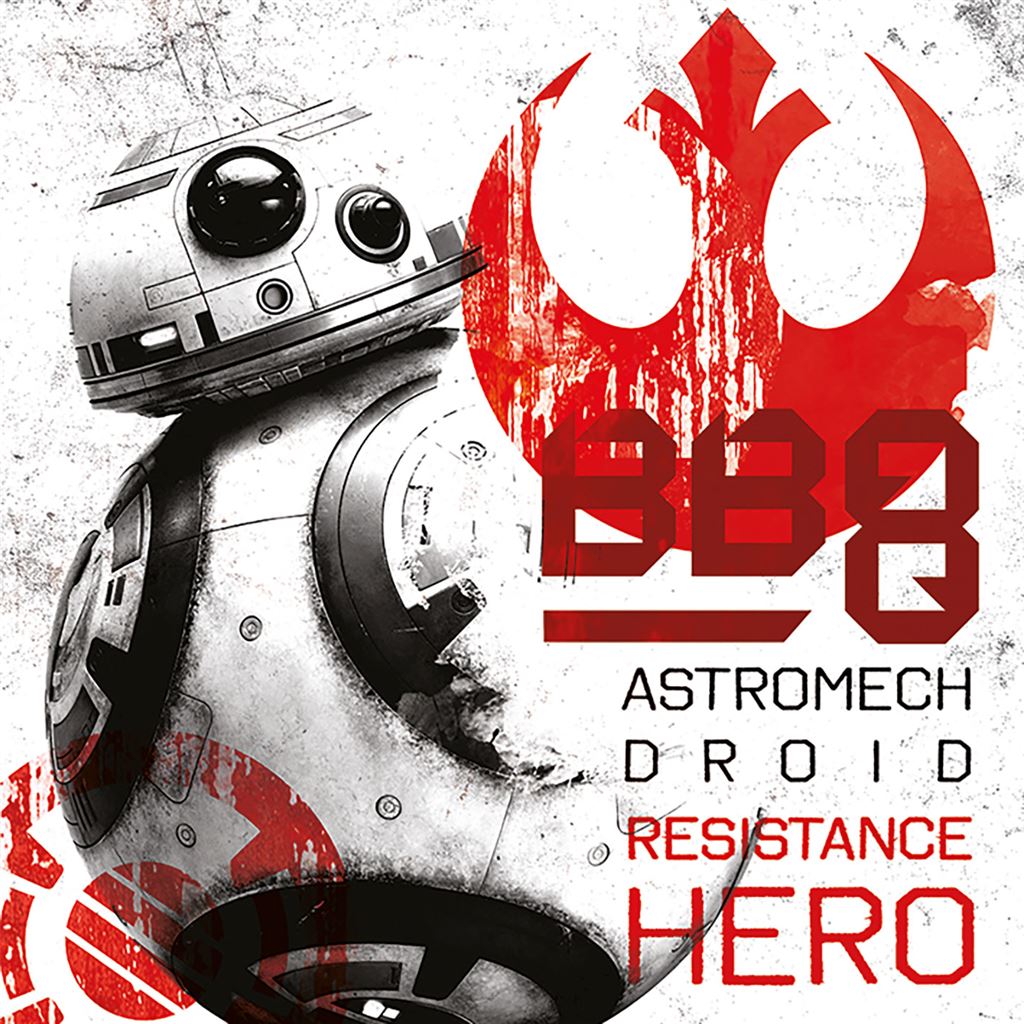 STAR WARS: THE LAST JEDI (BB-8 RESISTANCE HERO) 40X40