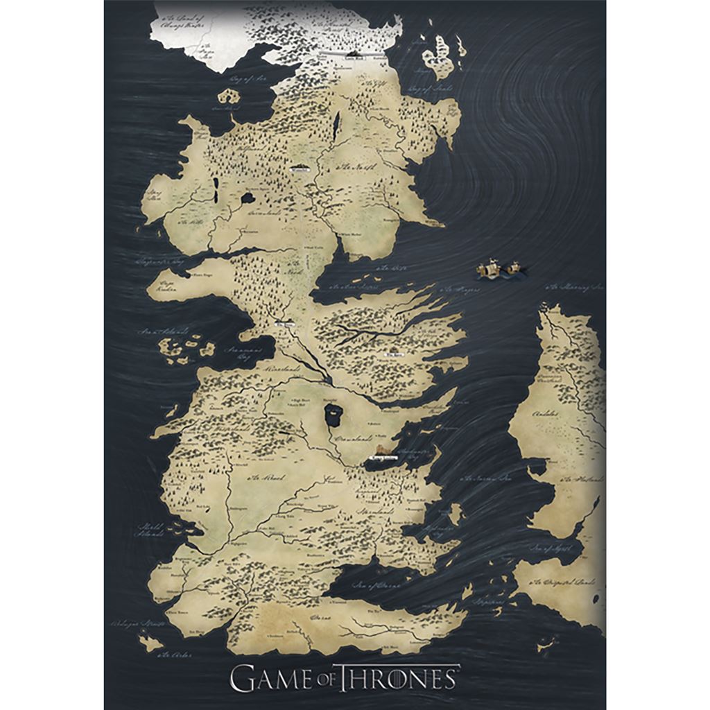 GAME OF THRONES MAP - 85X120
