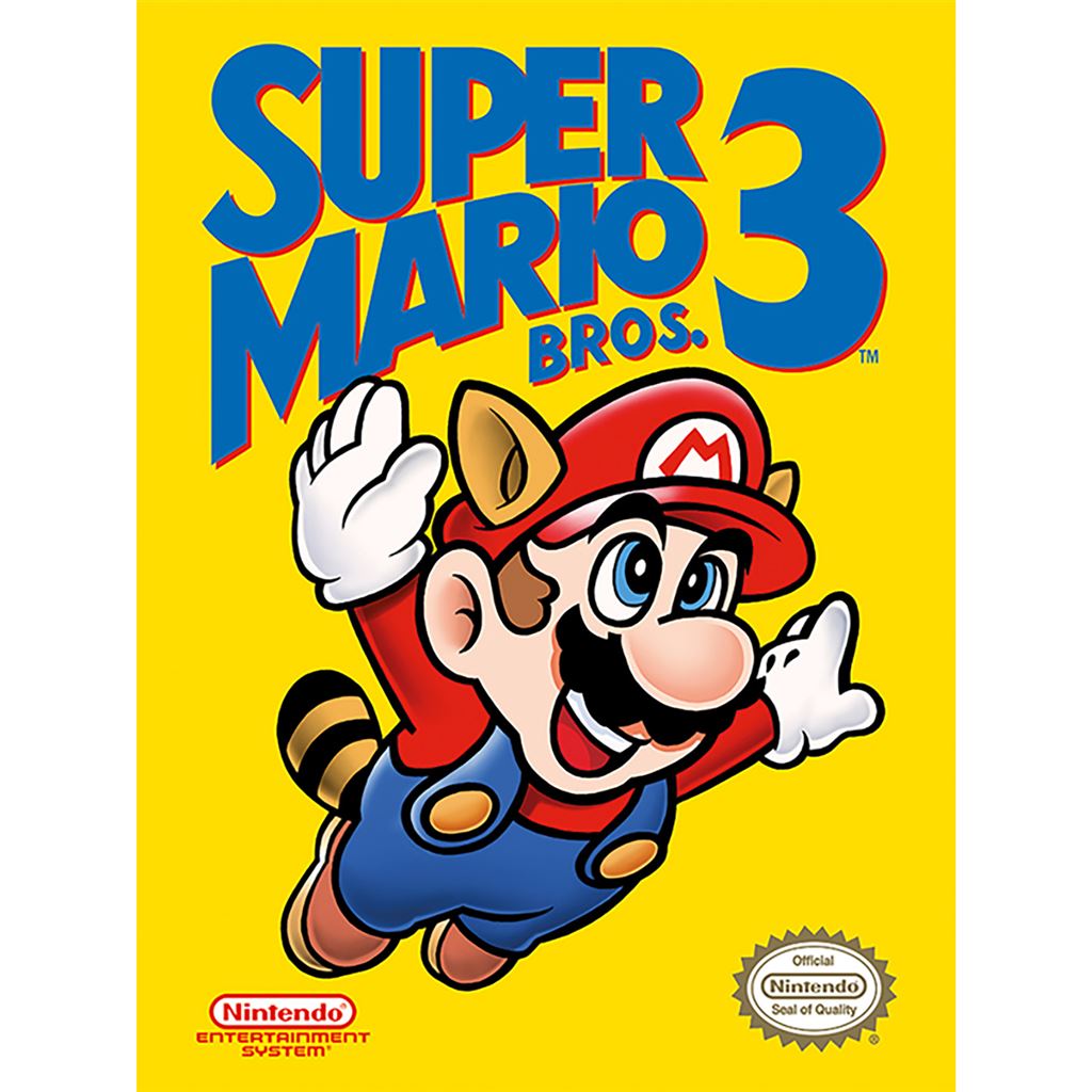 SUPER MARIO BROS. 3 (NES COVER) - 85X120