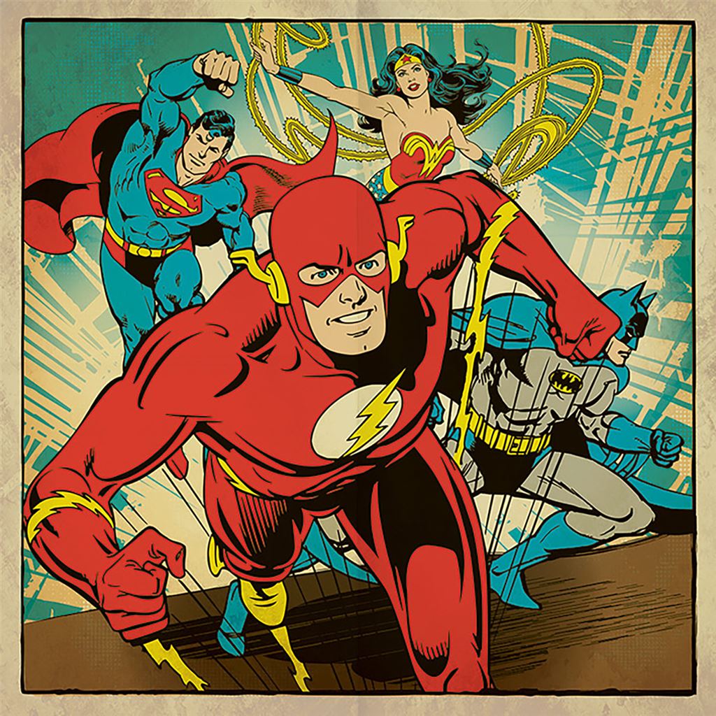 DC COMICS (HEROES TOGETHER) - 85X85