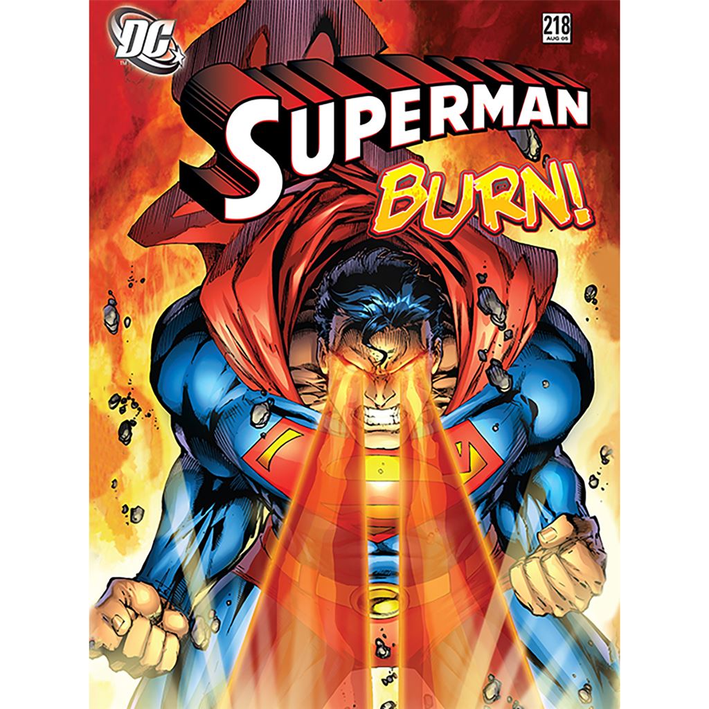 DC COMICS - SUPERMAN (BURN) 60X80